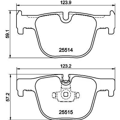 BMW Fren Balatası 34206799813 8DB 355 019-781 HELLA - BMW yedek parça