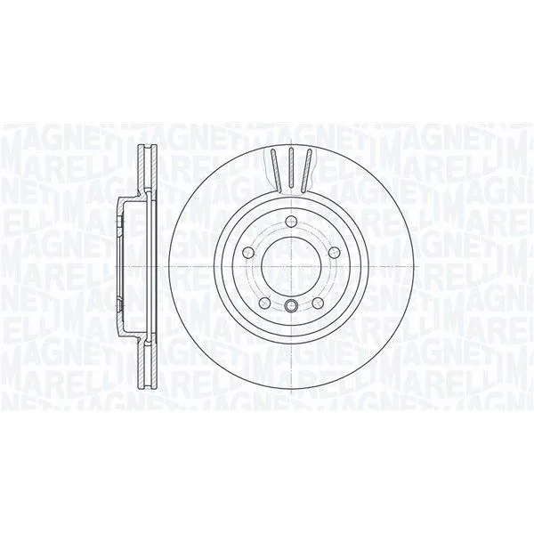 BMW E46 E85 E86 Fren Diski 34101166071 MAGNETI MARELLI
