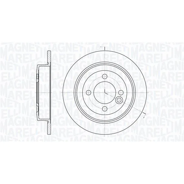 BMW MINI R50 R52 R53 R56 Fren Diski 34211503070 MAGNETI MARELLI