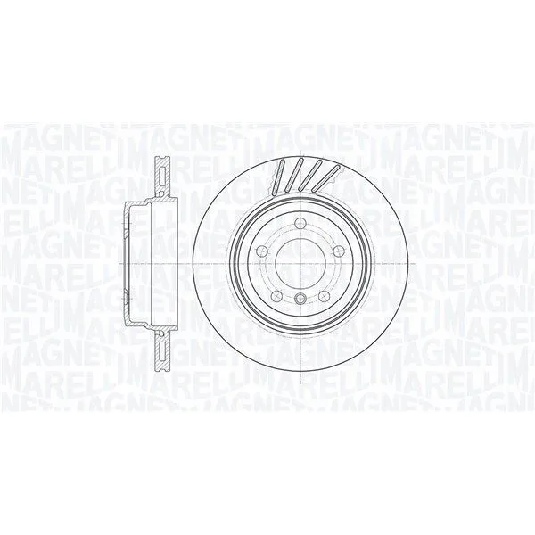 BMW X3 E83 Fren Diski 34213332217 MAGNETI MARELLI