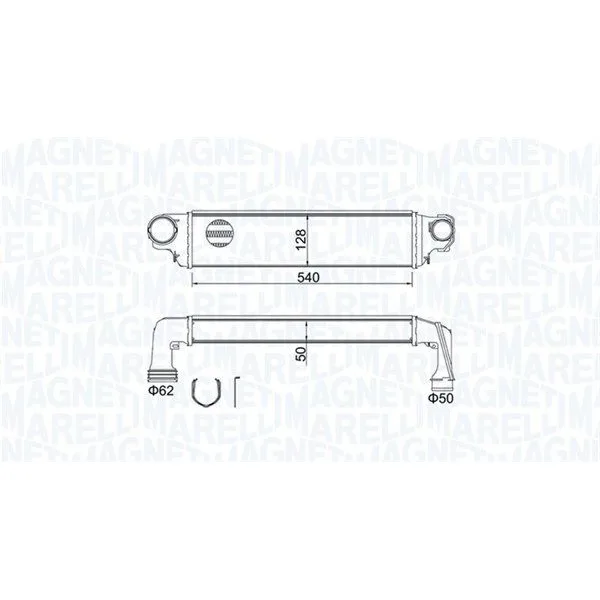 BMW 3 Serisi E46 M47 M57 Intercooler 17517786351 MAGNETI MARELLI