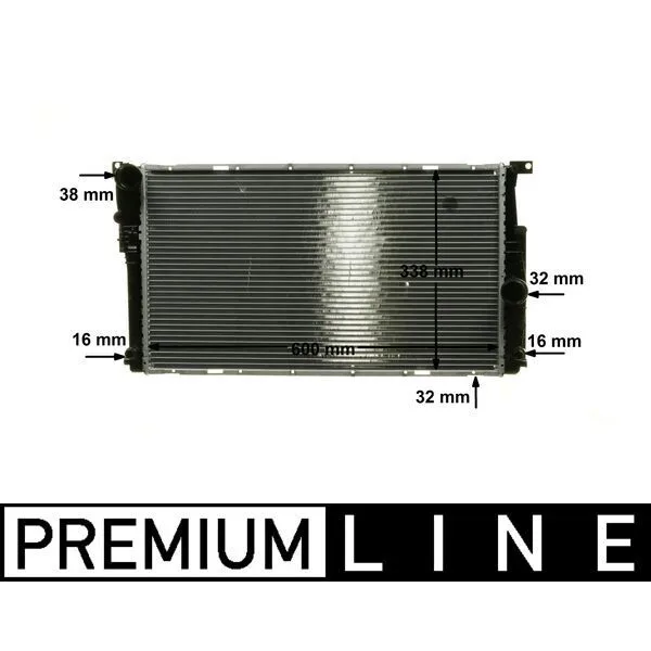 BMW E81 F20 F21 F22… B38 B47 B48… Radyatör 17117188807 CR 1909 000P MAHLE