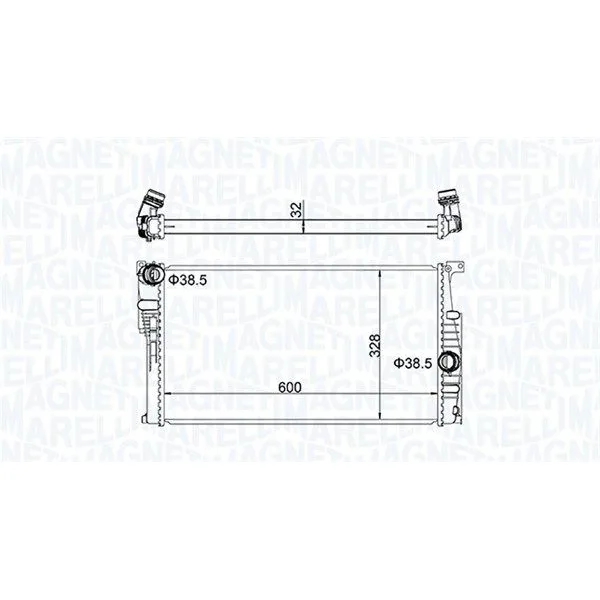 BMW F20 F21 F22 F23… B37 B47 N13… Radyatör 17117600511 MAGNETI MARELLI