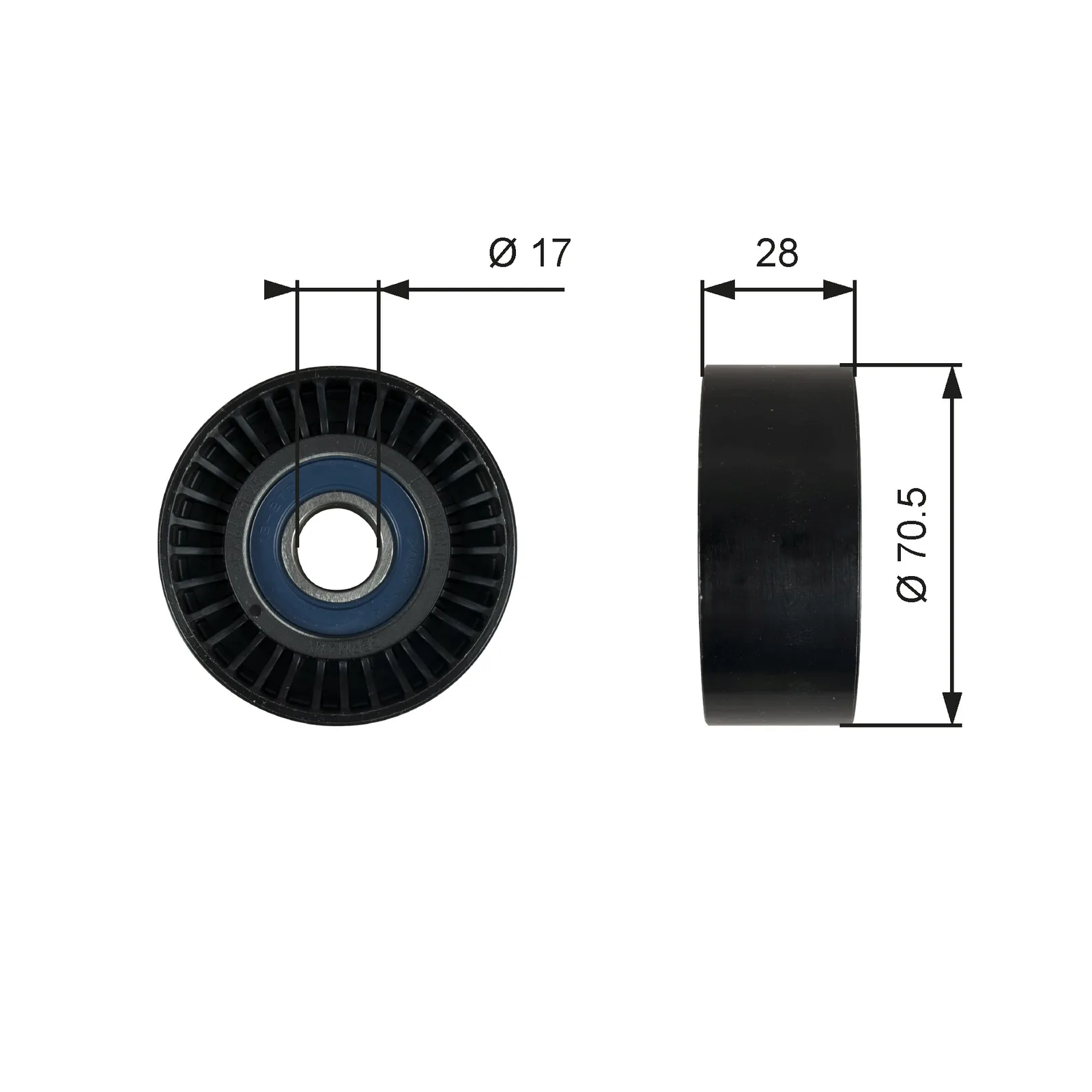 BMW S62 Avare Kasnağı 11281710045 T36759 GATES