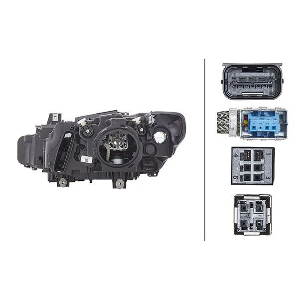 BMW Sağ Far 63117338702 1ZS 354 983-221 HELLA - BMW yedek parça