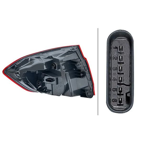 BMW Sağ Stop Lambası 63217369118 2SD 012 147-321 HELLA - BMW yedek parça