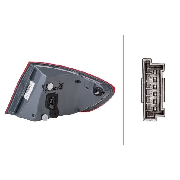 BMW Sol Stop Lambası 63217203229 2SD 011 144-311 HELLA - BMW yedek parça