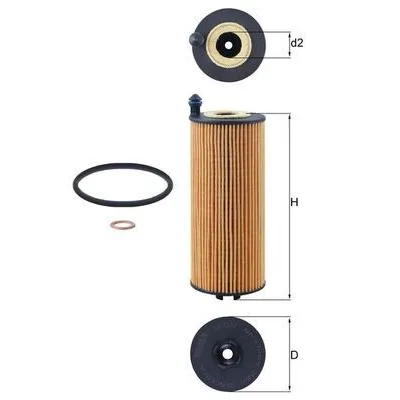 BMW F97 F98 G01 G02… S58 Yağ Filtresi 11428092620 OX 1302D MAHLE