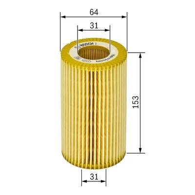 BMW E46 E53 E60 E61… M47 M57 Yağ Filtresi 11427788460 BOSCH - BMW yedek parça