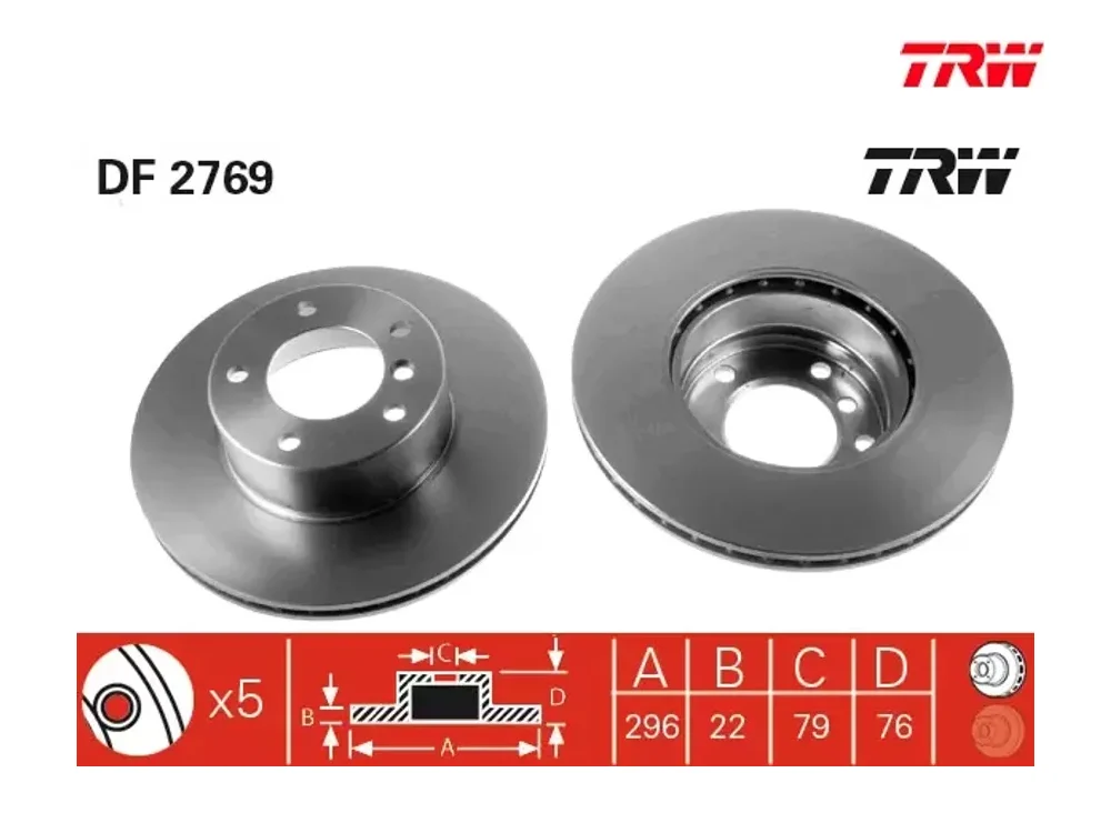 Fren Diski Ön TRW DF2769