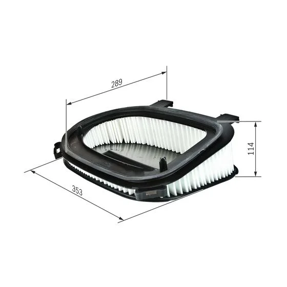 BMW E70 E71 F25 N47 N57 Hava Filtresi X5:E70 X6:E71 X3:F25 BSH_F026400366 BOSCH - BMW yedek parça