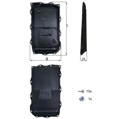 BMW Şanzuman Yağ Karteri HX-184KIT MAHLE