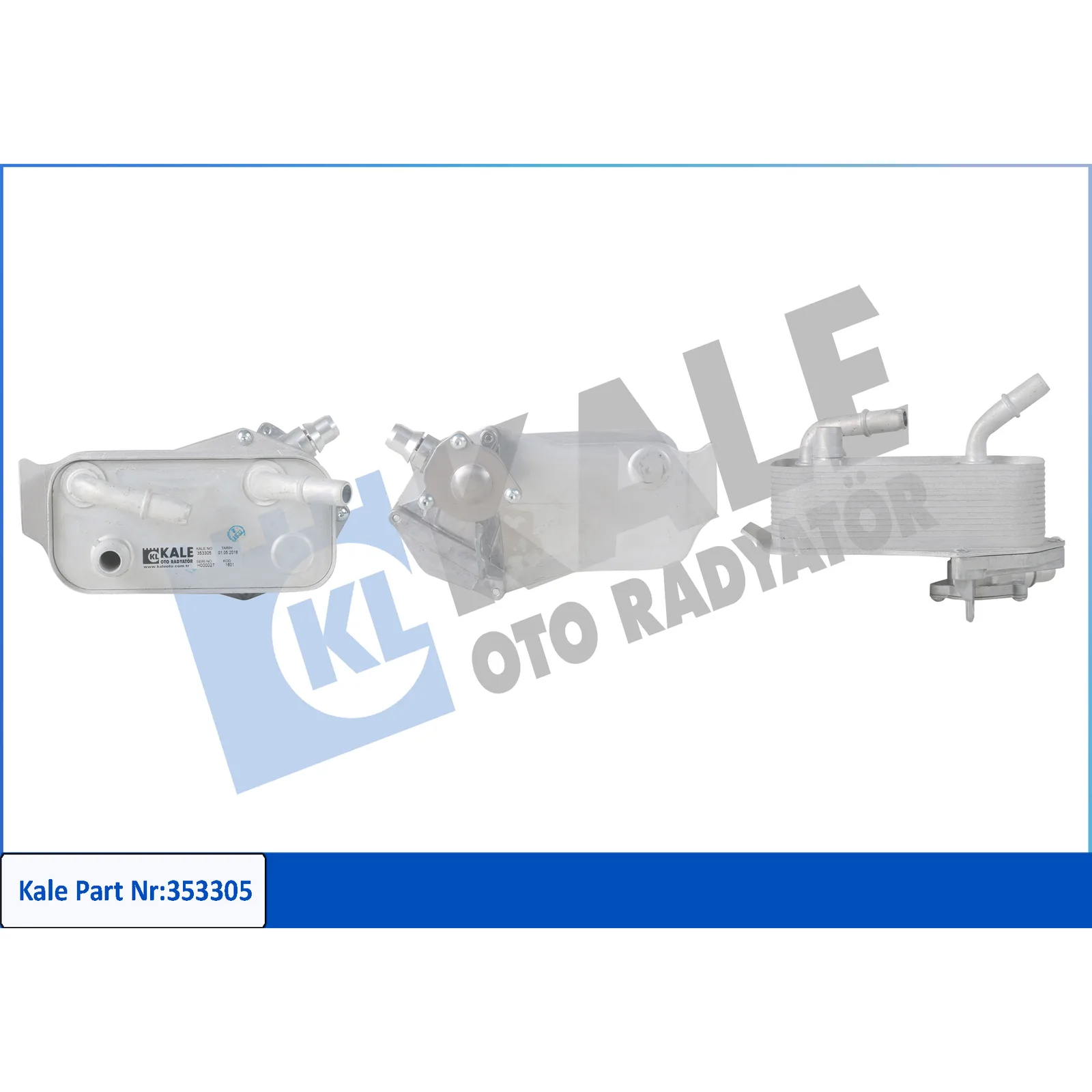 BMW E81 E82 E84 E87… Şanzuman Yağ Soğutucu 17217551647 353305 KALE