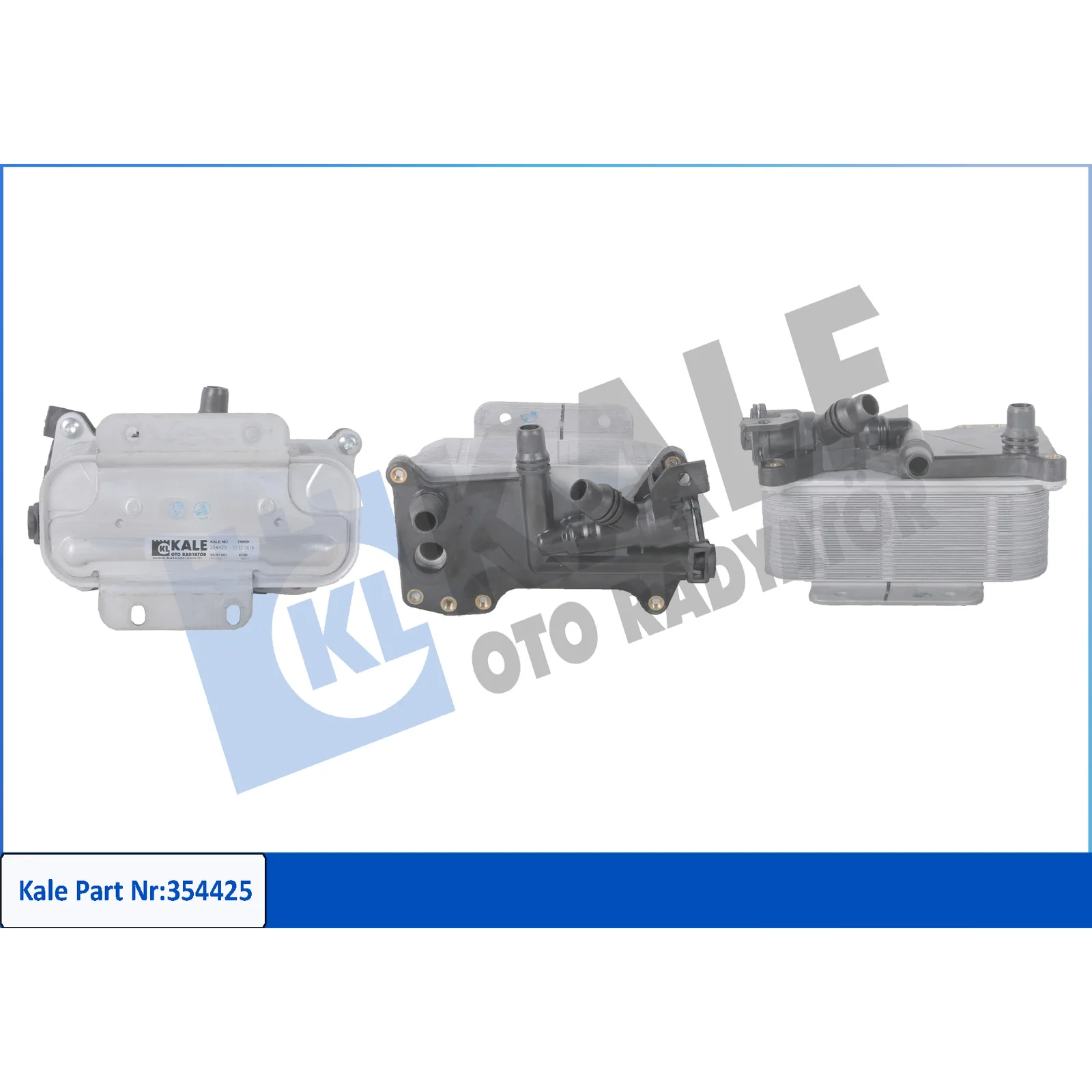 BMW 5 Serisi F10 F11 Şanzuman Yağ Soğutucu 17217638582 354425 KALE