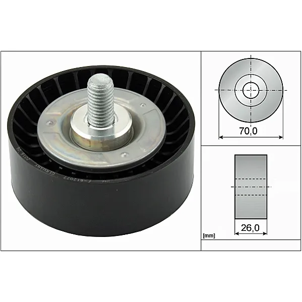 BMW E46 E60 E81 E82… V Kayış Gergi Rulmanı 11281440378 532-0475-10 INA
