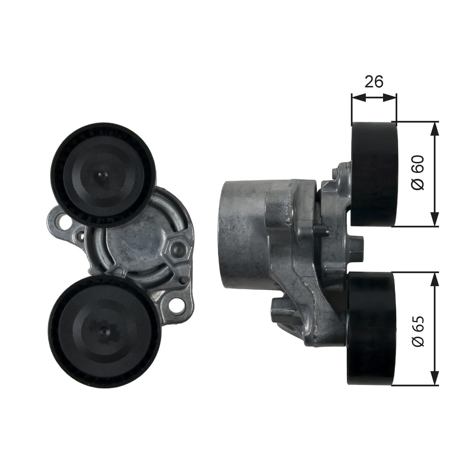 BMW E70 E71 E84 E90… M47 N47 N57 V Kayış Gergisi Komple 11287823199 T39199 GATES
