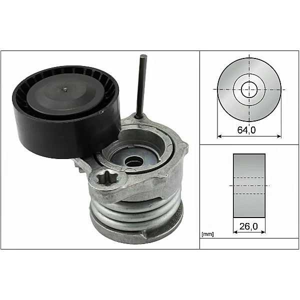 BMW E87 E90 E91 E92… V Kayış Gergisi Komple 11287790447 534-0331-10 INA