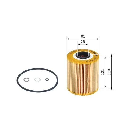 BMW 5 Serisi 3 Serisi E34 E36 M50 M52 Yağ Filtresi BSH_1457429638 BOSCH - BMW yedek parça