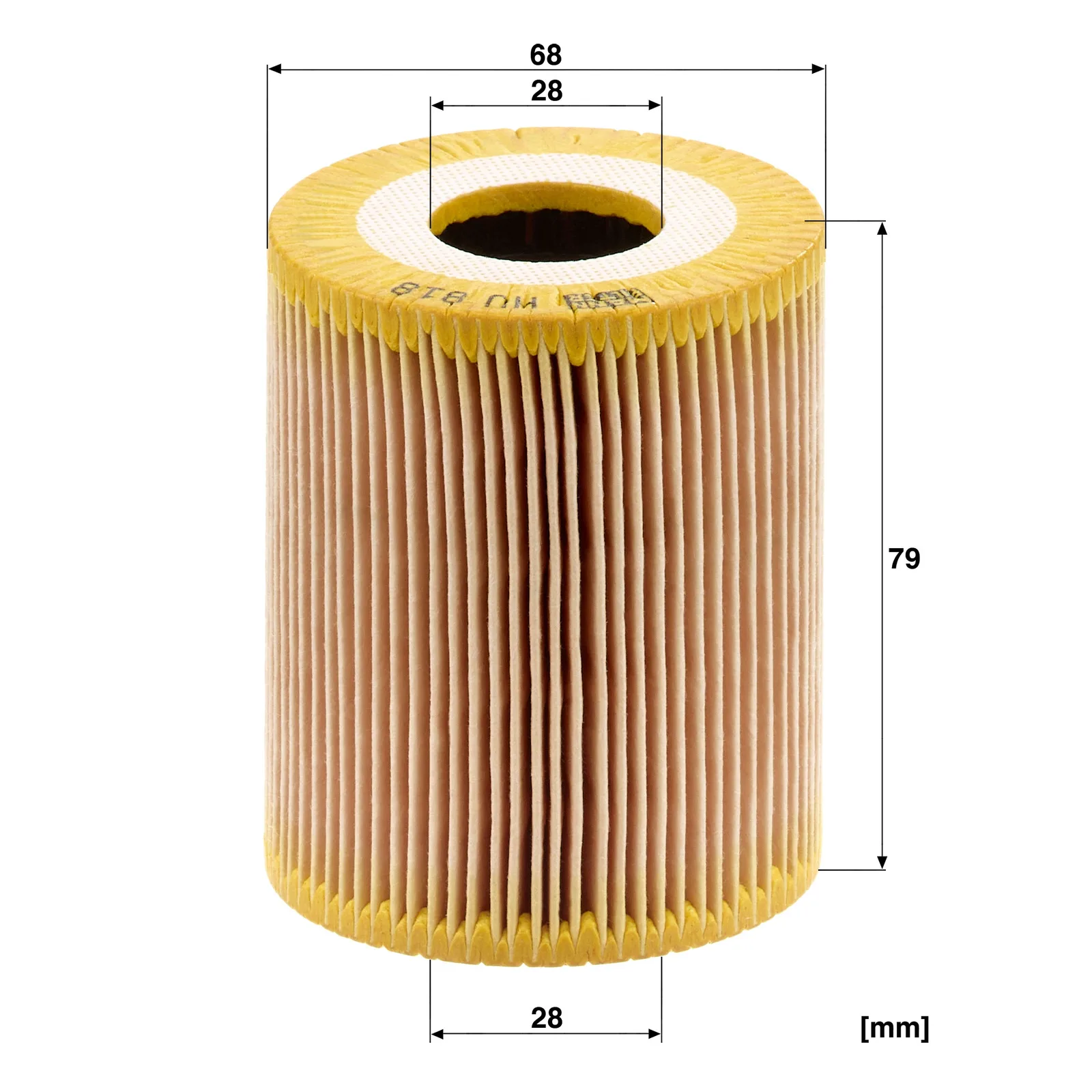 BMW E38 E39 E46 E53 M57 Yağ Filtresi MNN_HU818X MANN - BMW yedek parça