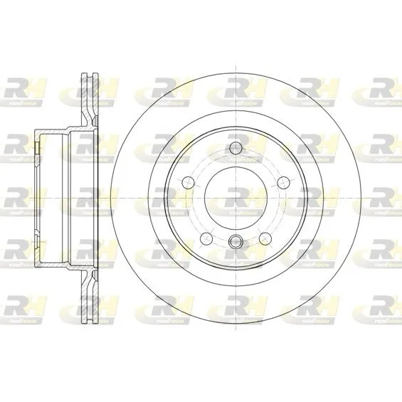 BMW 1 Serisi E81 E82 E88 Arka Fren Diski 34216778051 61338.10 ROAD HOUSE