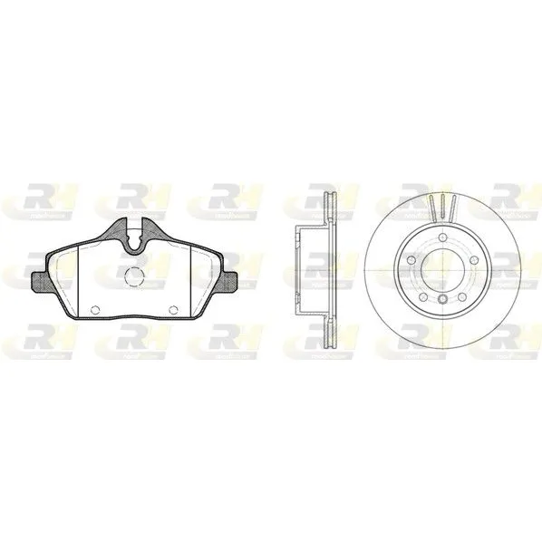 BMW 1 Serisi E81 E82 E88 Ön Fren Disk Balata Seti 81131.00 ROAD HOUSE