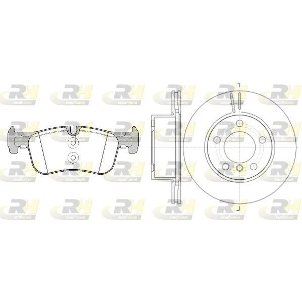 BMW 1 Serisi F20 F21 Ön Fren Disk Balata Seti 81478.00 ROAD HOUSE