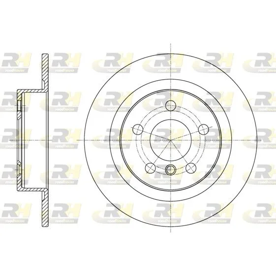 BMW 2 Serisi F45 Arka Fren Diski 34216799367 61597.00 ROAD HOUSE