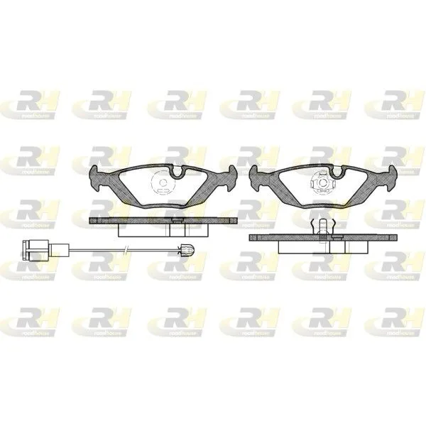 BMW 3 Serisi E30 Arka Fren Balatası 2155.02 ROAD HOUSE
