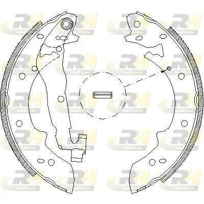 BMW 3 Serisi E30 Arka Fren Pabucu 34211154385 4027.02 ROAD HOUSE