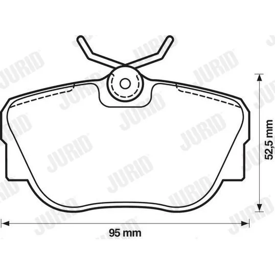 BMW 3 Serisi E30 Fren Balatası 31411157747 571352J JURID - BMW yedek parça