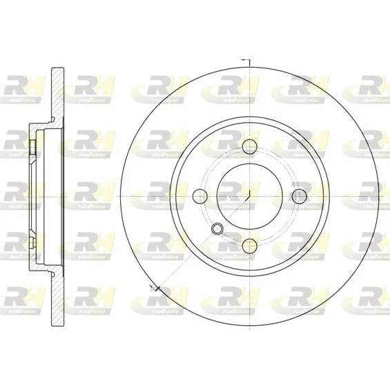 BMW 3 Serisi E30 Ön Fren Diski 34111154747 6058.00 ROAD HOUSE