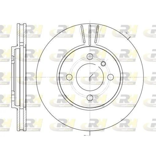 BMW 3 Serisi E30 Ön Fren Diski 34111154749 6062.10 ROAD HOUSE