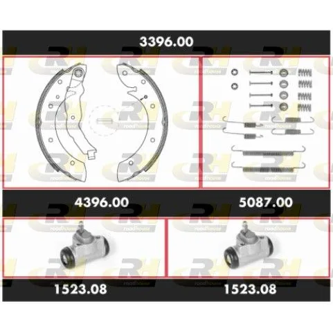 BMW 3 Serisi E36 Arka Fren Pabucu Seti 3396.00 ROAD HOUSE