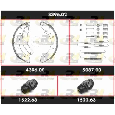 BMW 3 Serisi E36 Arka Fren Pabucu Seti SPK 3396.02 ROAD HOUSE