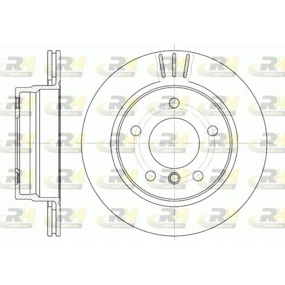 BMW 3 Serisi E36 E46 Arka Fren Diski 34111165211 6458.10 ROAD HOUSE