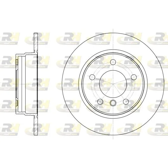 BMW 3 Serisi E36 E46 Arka Fren Diski 34211157936 6284.00 ROAD HOUSE