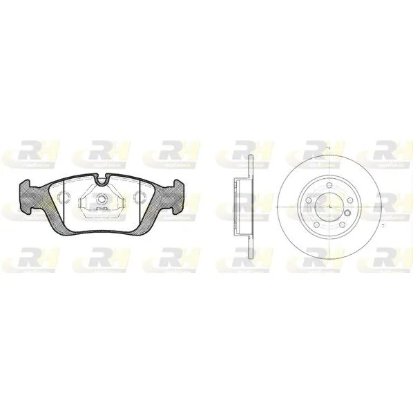 BMW 3 Serisi E36 Ön Fren Disk Balata Seti 34111160673 8384.00 ROAD HOUSE