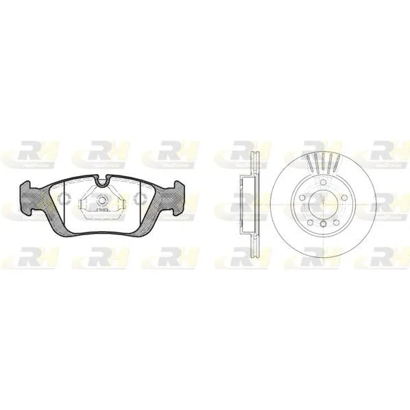 BMW 3 Serisi E36 Ön Fren Disk Balata Seti 34111160674 8384.01 ROAD HOUSE