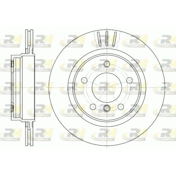 BMW 3 Serisi E46 Arka Fren Diski 34211165563 6722.10 ROAD HOUSE