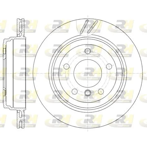 BMW 3 Serisi E46 Arka Fren Diski 34211166165 6772.10 ROAD HOUSE
