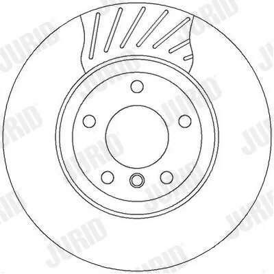 BMW 3 Serisi E46 Fren Diski 34201166073 562318JC JURID - BMW yedek parça