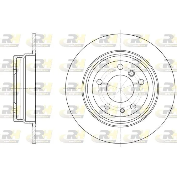 BMW 5 Serisi E28 E34 Arka Fren Diski 34211156668 6342.00 ROAD HOUSE