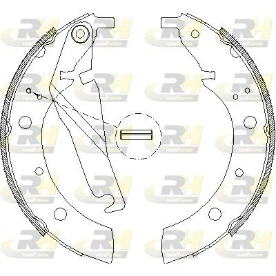 BMW 5 Serisi E28 E34 Arka Fren Pabucu 34211120867 4173.00 ROAD HOUSE