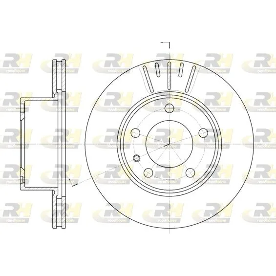 BMW 5 Serisi E28 Ön Fren Diski 34111151655 6317.10 ROAD HOUSE