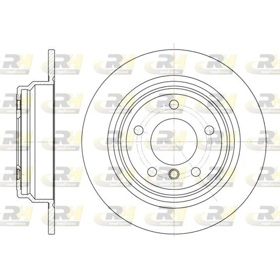 BMW 5 Serisi E39 Arka Fren Diski 34211163669 6554.00 ROAD HOUSE