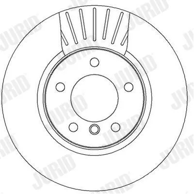 BMW 5 Serisi E39 E60 E61 Fren Diski 34116756745 562320JC JURID - BMW yedek parça