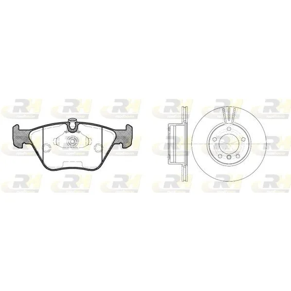 BMW 5 Serisi E39 Ön Fren Disk Balata Seti 34111163013 8270.00 ROAD HOUSE