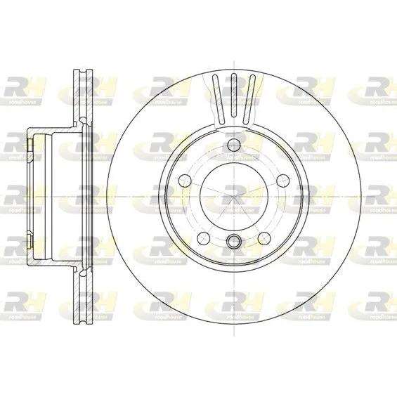 BMW 5 Serisi E39 Ön Fren Diski 34111163013 6514.10 ROAD HOUSE