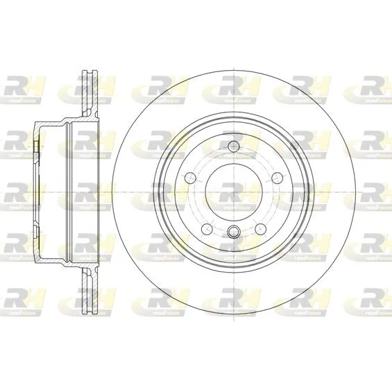 BMW 5 Serisi E60 E61 Arka Fren Diski 34216763345 61336.10 ROAD HOUSE