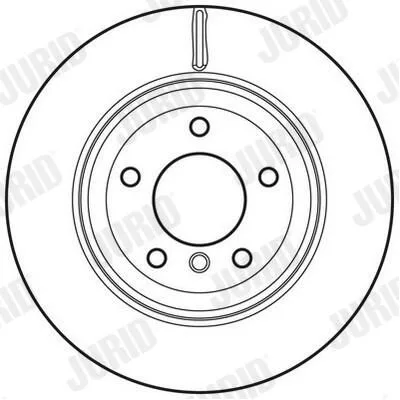 BMW 5 Serisi E60 E61 Fren Diski 34216763345 562701JC JURID - BMW yedek parça